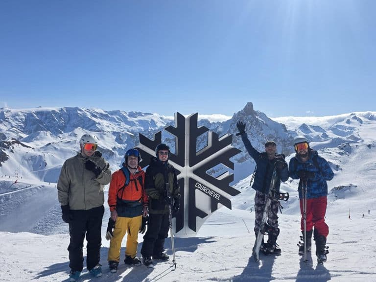 Morning Alpine Ski